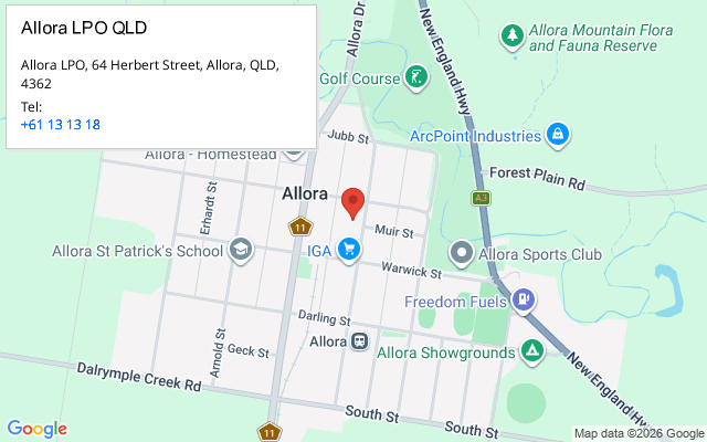 Allora LPO QLD