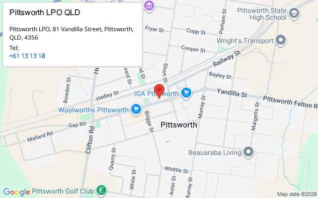 Pittsworth LPO QLD