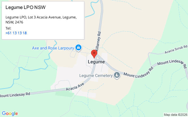 Legume LPO NSW