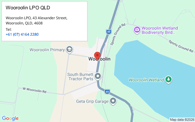 Wooroolin LPO QLD