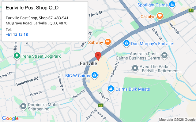 Earlville Post Shop QLD