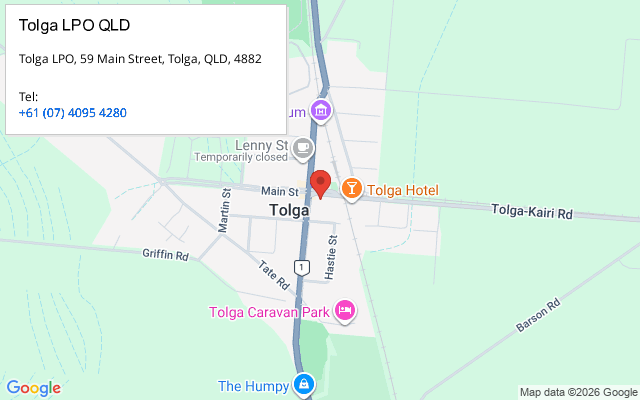 Tolga LPO QLD