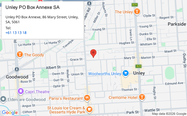 Unley PO Box Annexe SA