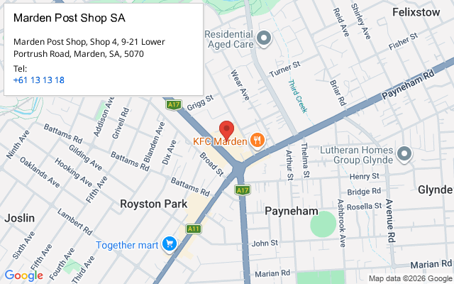 Marden Post Shop SA