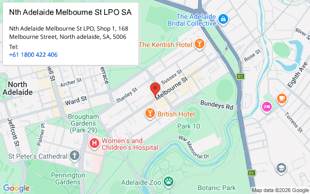 Nth Adelaide Melbourne St LPO SA
