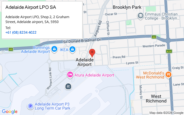 Adelaide Airport LPO SA