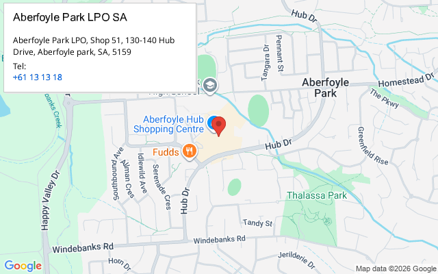 Aberfoyle Park LPO SA