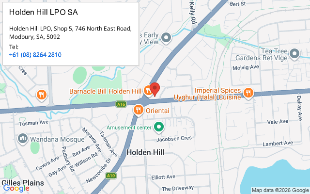 Holden Hill LPO SA
