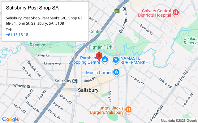 Salisbury Post Shop SA