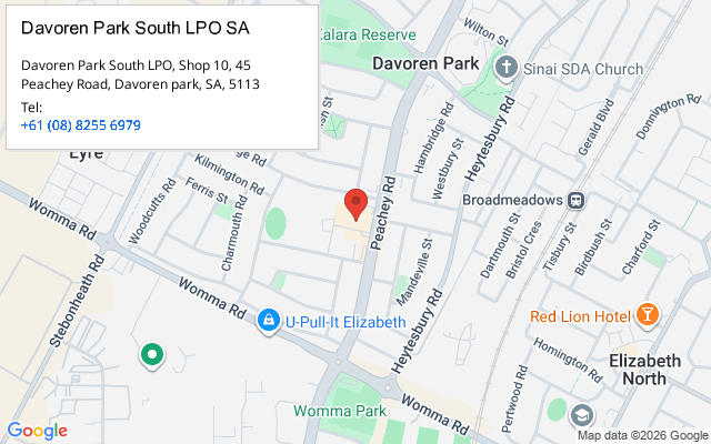 Davoren Park South LPO SA