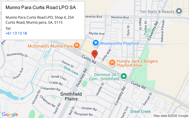Munno Para Curtis Road LPO SA
