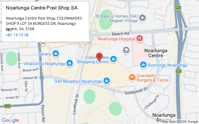 Noarlunga Centre Post Shop SA