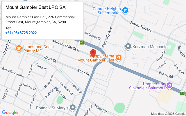 Mount Gambier East LPO SA
