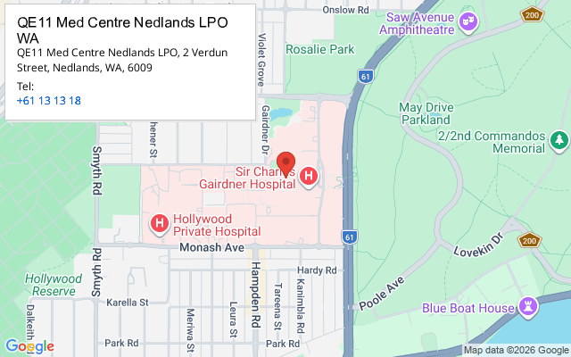 QE11 Med Centre Nedlands LPO WA
