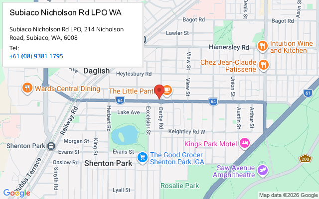 Subiaco Nicholson Rd LPO WA