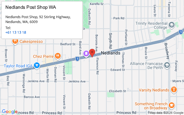 Nedlands Post Shop WA