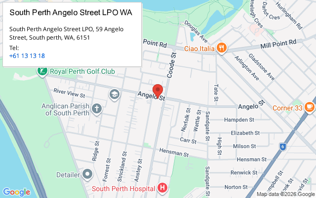 South Perth Angelo Street LPO WA