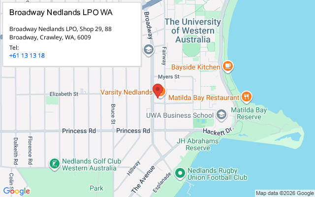 Broadway Nedlands LPO WA