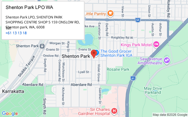 Shenton Park LPO WA
