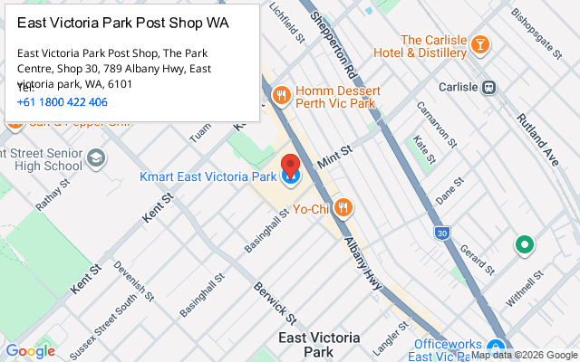 East Victoria Park Post Shop WA