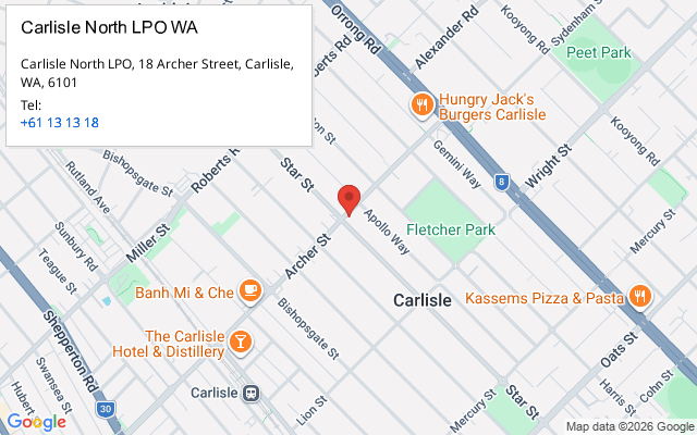 Carlisle North LPO WA
