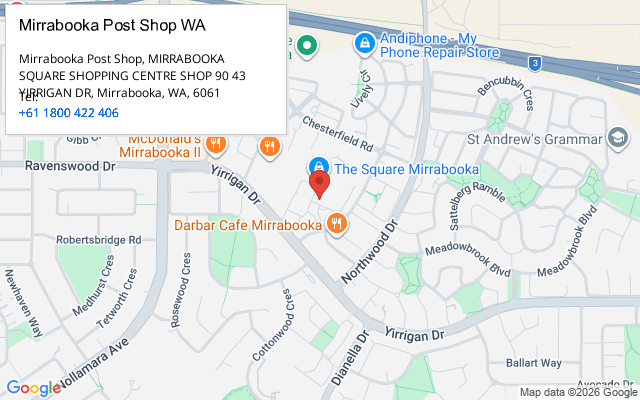 Mirrabooka Post Shop WA
