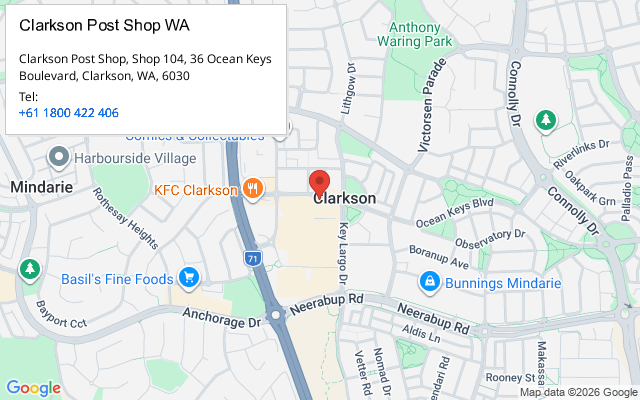 Clarkson Post Shop WA