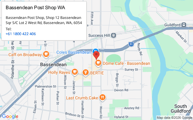 Bassendean Post Shop WA
