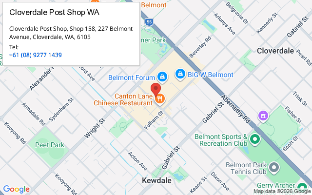 Cloverdale Post Shop WA