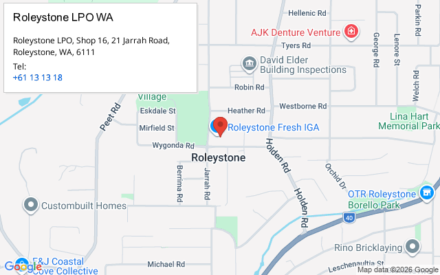 Roleystone LPO WA