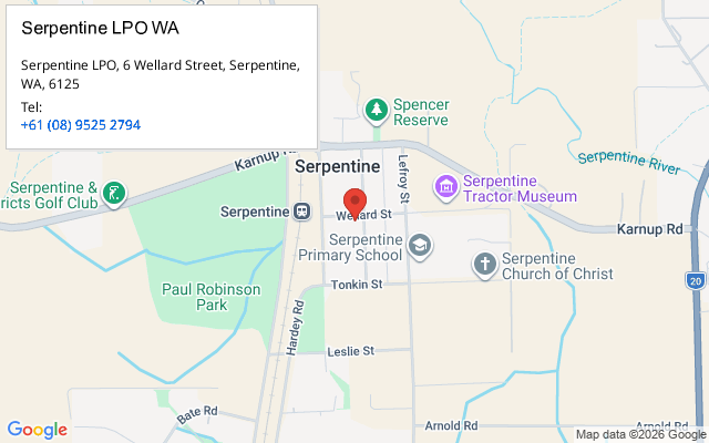 Serpentine LPO WA