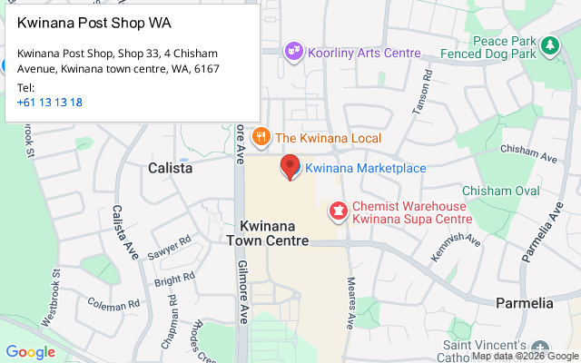 Kwinana Post Shop WA