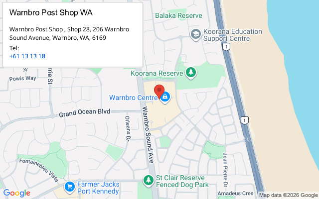 Warnbro Post Shop WA