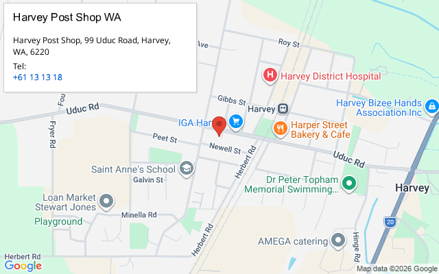 Harvey Post Shop WA