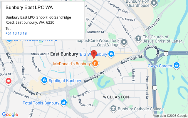 Bunbury East LPO WA