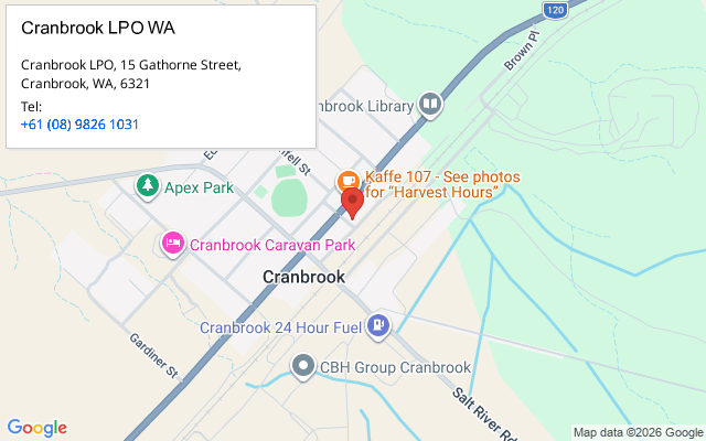 Cranbrook LPO WA