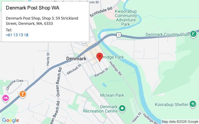 Denmark Post Shop WA