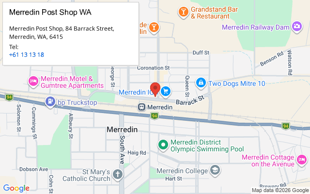Merredin Post Shop WA