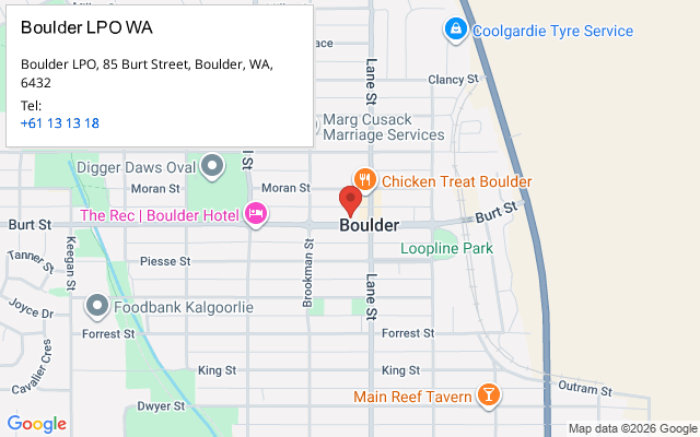 Boulder LPO WA