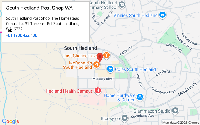 South Hedland Post Shop WA