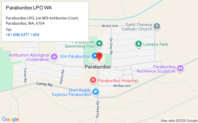 Paraburdoo LPO WA