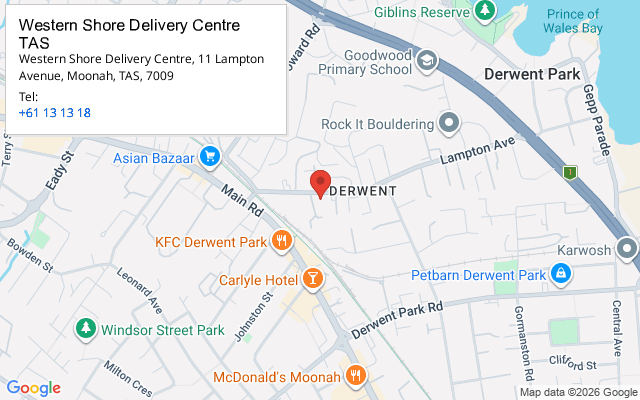 Western Shore Delivery Centre TAS