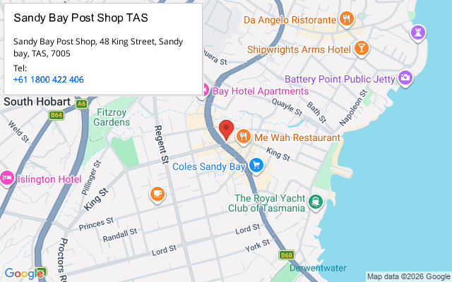 Sandy Bay Post Shop TAS