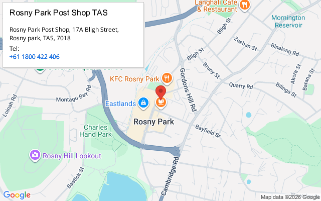 Rosny Park Post Shop TAS