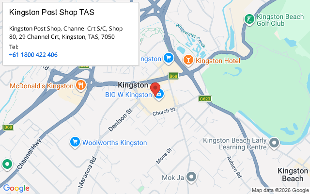Kingston Post Shop TAS