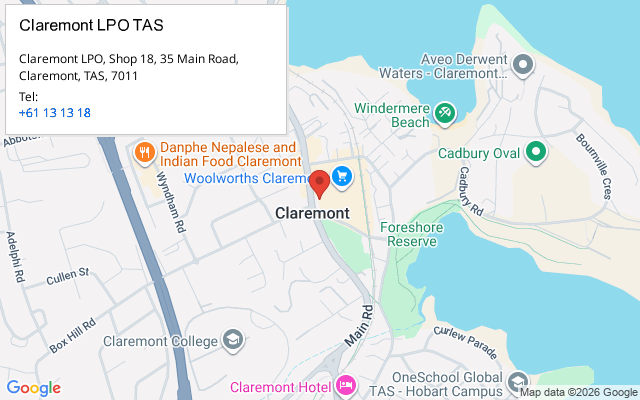 Claremont LPO TAS