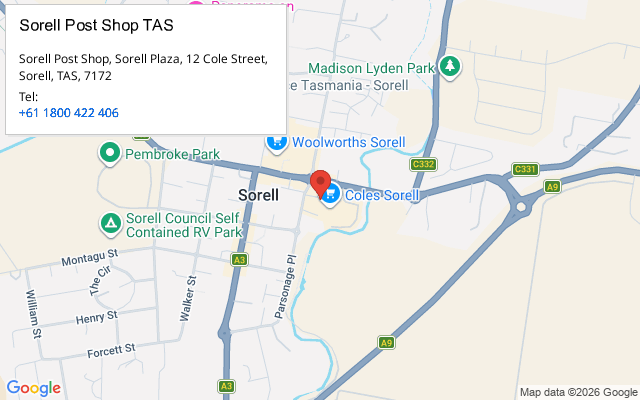 Sorell Post Shop TAS