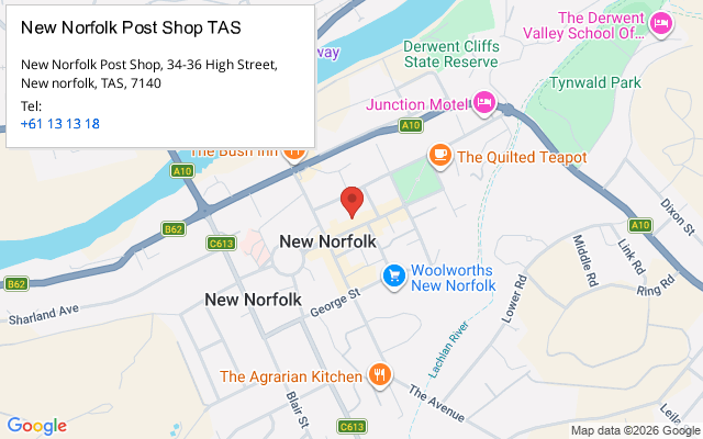 New Norfolk Post Shop TAS
