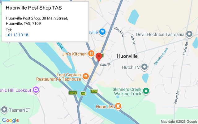 Huonville Post Shop TAS