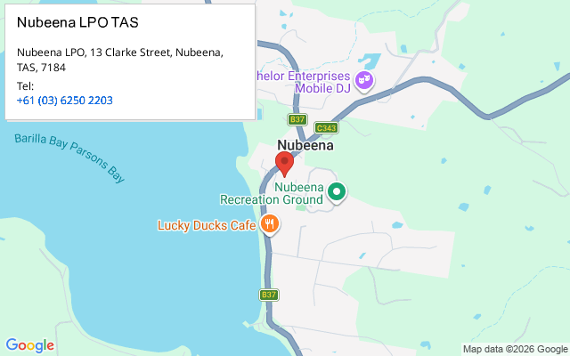Nubeena LPO TAS